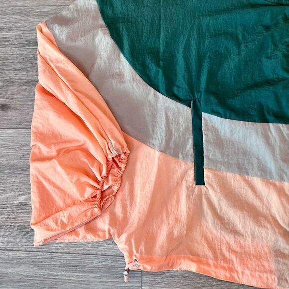 Anthropologie Elevenses Womens Multicolor Colorblock Windbreaker Jacket Size M/L - Picture 5 of 9